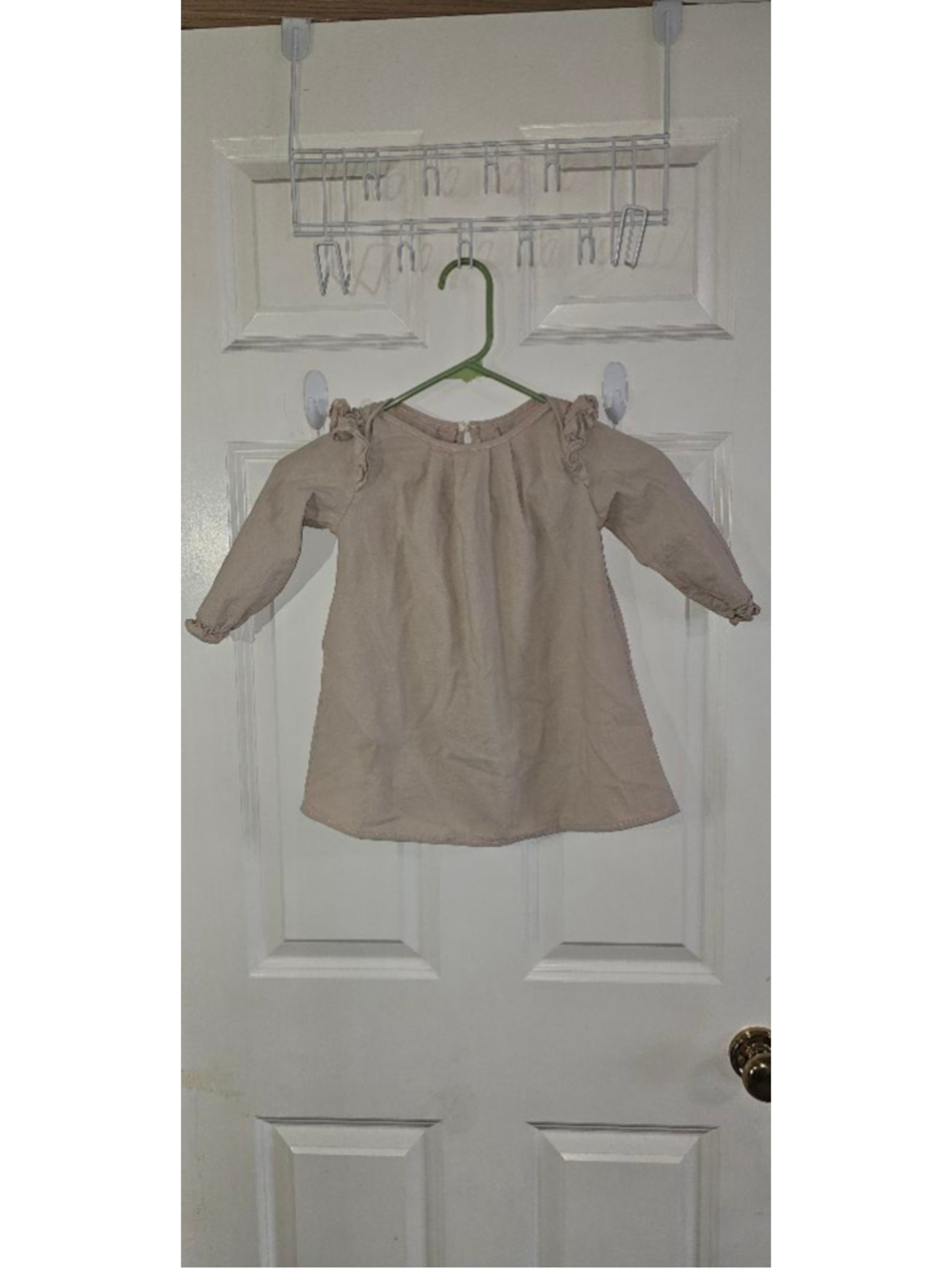 Unbranded Girls Casual Dress 12 Months Beige